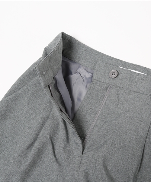 MOUSSY（マウジー）の「WIDE TUCK PANTS（その他パンツ・レディース・ボルドー/グレー・2/1）」の10枚目の写真