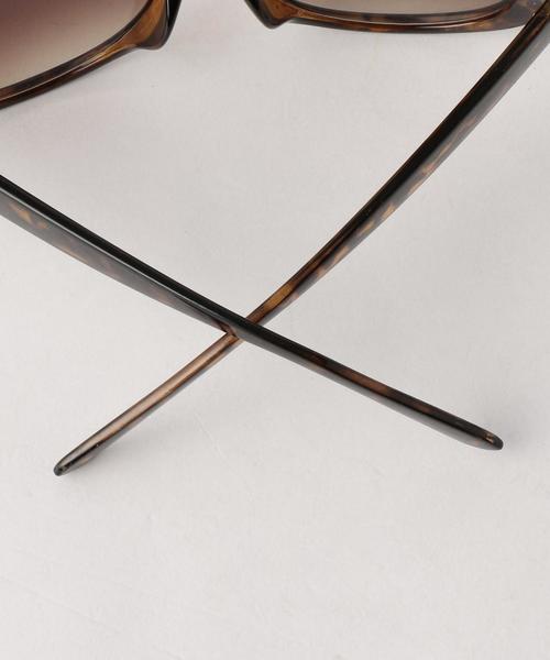 green label relaxing（グリーンレーベルリラクシング）の「KF オーバル カラーレンズサングラス◆（サングラス・レディース・ブラウン・FREE）」の7枚目の写真