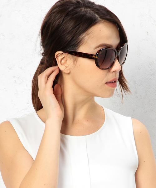 green label relaxing（グリーンレーベルリラクシング）の「KF オーバル カラーレンズサングラス◆（サングラス・レディース・ブラウン・FREE）」の9枚目の写真