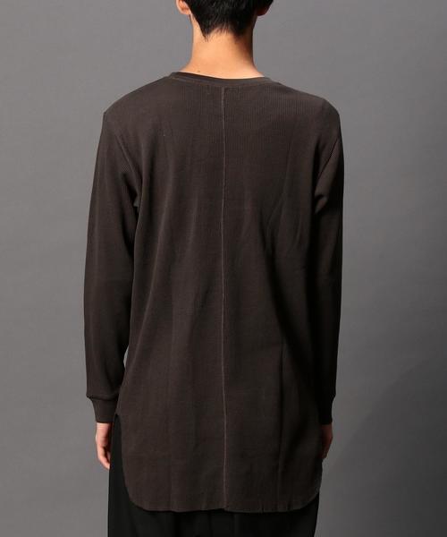 MONKEY TIME（モンキータイム）の「＜monkey time＞ 20サーマル ロング Tシャツ ：◆（Tシャツ/カットソー・メンズ・ダークグレー/グレー/ホワイト/ダークブラウン・SMALL/X-LARGE/LARGE/MEDIUM）」の6枚目の写真