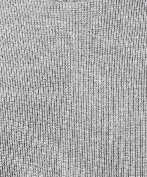 MONKEY TIME（モンキータイム）の「＜monkey time＞ 20サーマル ロング Tシャツ ：◆（Tシャツ/カットソー・メンズ・ダークグレー/グレー/ホワイト/ダークブラウン・SMALL/X-LARGE/LARGE/MEDIUM）」の9枚目の写真