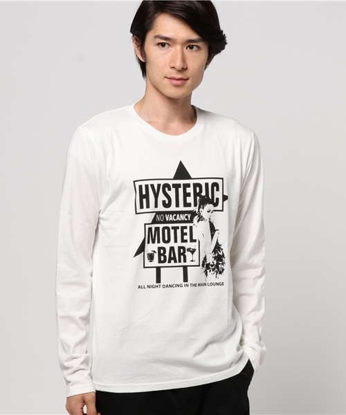 新品☆ヒステリックグラマー⬜︎ロンT⬜︎MOTEL⬜︎ホワイト⬜︎L 新品☆ヒステリックグラマー⬜︎ロンT⬜︎MOTEL⬜︎ホワイト⬜︎L