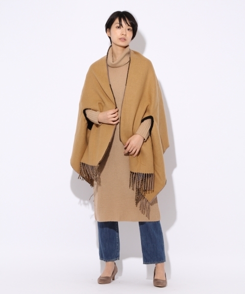 niko and...(ニコアンド)の「ラムナイロンオフタートルワンピース【niko and ...】(ワンピース・レディース・モカ/ネイビー/ライトグレー/キャメル・MEDIUM/LARGE)」の12枚目の写真