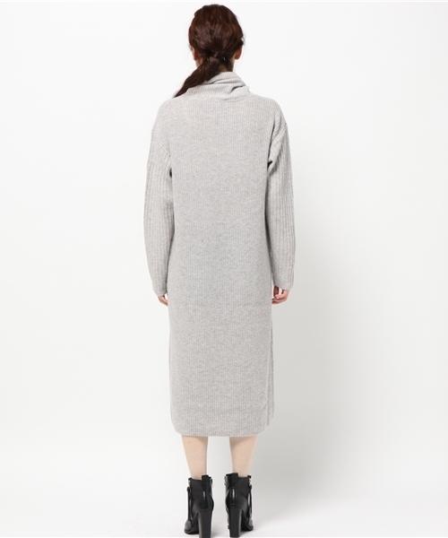 niko and...(ニコアンド)の「ラムナイロンオフタートルワンピース【niko and ...】(ワンピース・レディース・モカ/ネイビー/ライトグレー/キャメル・MEDIUM/LARGE)」の7枚目の写真