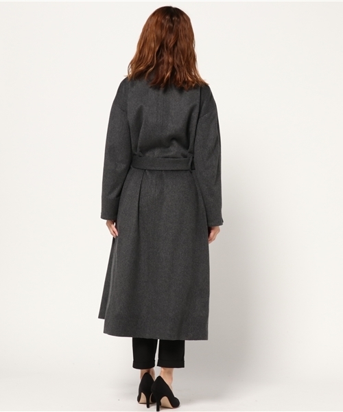 FIGARO Paris(フィガロパリ)の「ウールビーバー ガウンコート◆(その他アウター・レディース・チャコールグレー/キャメル・36/38)」の5枚目の写真