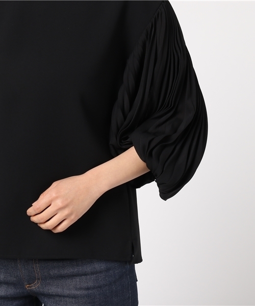 UNITED TOKYO（ユナイテッドトウキョウ）の「シアープリーツスリーブブラウス（シャツ/ブラウス・レディース・ブラウン/ブラック/オフホワイト・1）」の11枚目の写真