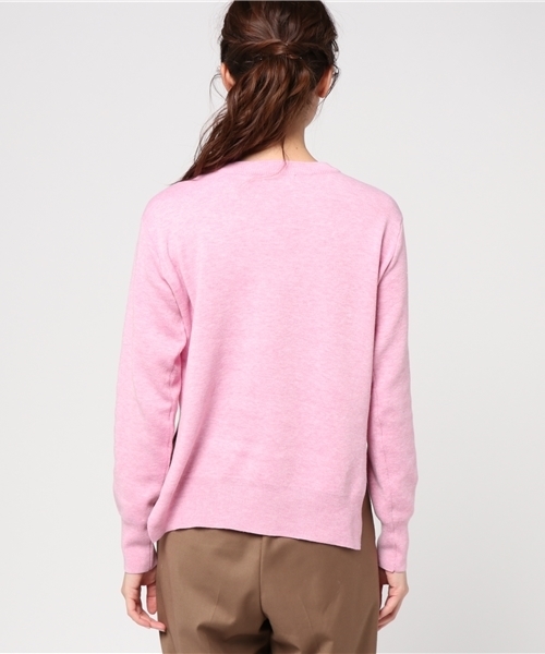 mystic（ミスティック）の「ダブルジャガードスリットニット（ニット/セーター・レディース・パープル/グレー/レッド/ピンク・ﾌﾘ-）」の7枚目の写真