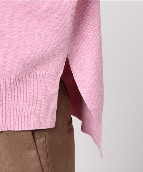 mystic（ミスティック）の「ダブルジャガードスリットニット（ニット/セーター・レディース・パープル/グレー/レッド/ピンク・ﾌﾘ-）」の10枚目の写真