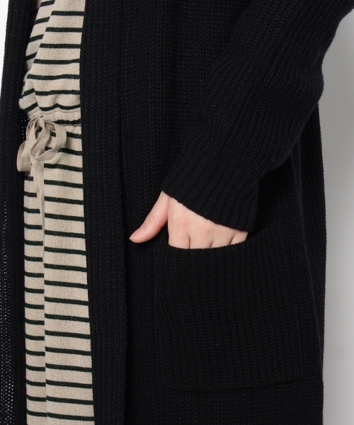 grove（グローブ）の「◆2点セット!ゆるカワ カーディガン&ワンピースセット（ワンピース・レディース・グレー/ブラウン/ブラック・02/03）」の8枚目の写真