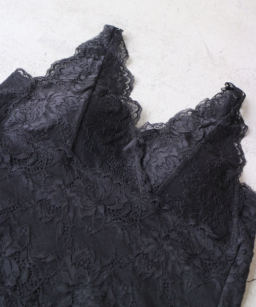 FREE'S MART（フリーズマート）の「【リニューアル】カップ付インナーレースタンクトップ（タンクトップ・レディース・ホワイト/ブルー/ブラック/ライトピンク・FREE）」の16枚目の写真