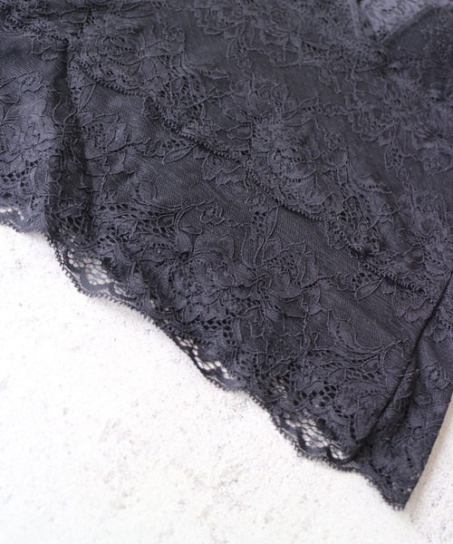 FREE'S MART（フリーズマート）の「【リニューアル】カップ付インナーレースタンクトップ（タンクトップ・レディース・ホワイト/ブルー/ブラック/ライトピンク・FREE）」の18枚目の写真