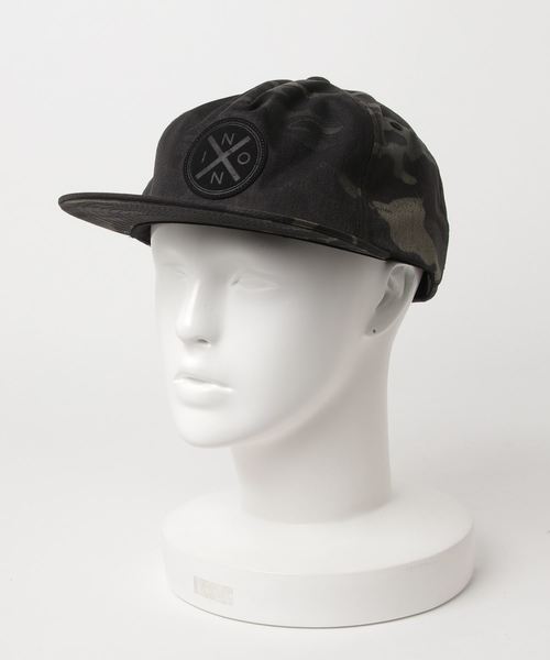 NIXON(ニクソン)の「BEACHSIDE SNAP-BACK HAT(キャップ・レディース・グレー/ブラック/カーキ/ネイビー/ブラック系その他/カモフラージュ・FREE)」の6枚目の写真
