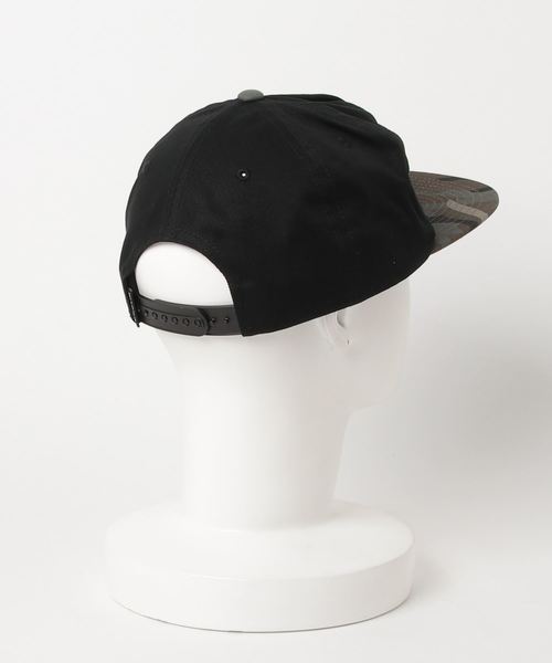 NIXON(ニクソン)の「BEACHSIDE SNAP-BACK HAT(キャップ・レディース・グレー/ブラック/カーキ/ネイビー/ブラック系その他/カモフラージュ・FREE)」の7枚目の写真