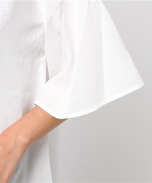 VENCEEXCHANGE（ヴァンスエクスチェンジ）の「刺繍フレア袖ブラウス         （シャツ/ブラウス・レディース・スカイブルー/レッド・MEDIUM）」の7枚目の写真