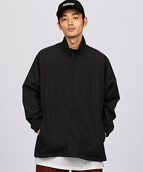 EN ROUTE(アンルート)の「ハーフジップブルゾン ◆(ブルゾン・メンズ・ブラック/オリーブ・1/2/3)」の7枚目の写真