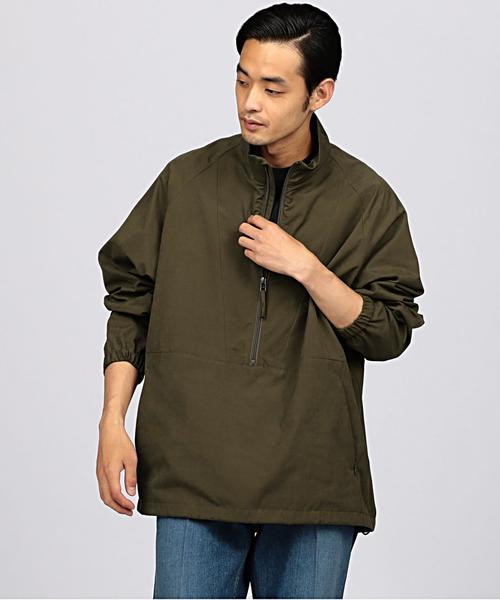 EN ROUTE(アンルート)の「ハーフジップブルゾン ◆(ブルゾン・メンズ・ブラック/オリーブ・1/2/3)」の3枚目の写真