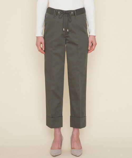 Moname(モナーム)の「■Moname イージーワークパンツ EASY PANTS (イージーパンツ)/41173214(その他パンツ・レディース・ベージュ/グリーン/カーキ/ブラック/マスタード・S/XS/M)」の4枚目の写真