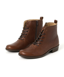 プレーントゥレースアップブーツ　#6239