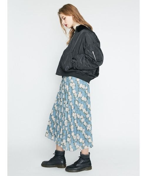 jouetie（ジュエティ）の「ヴィンテージフラワーキャミワンピース（ワンピース・レディース・ブラック/ベビーピンク/ブルー・MEDIUM）」の8枚目の写真