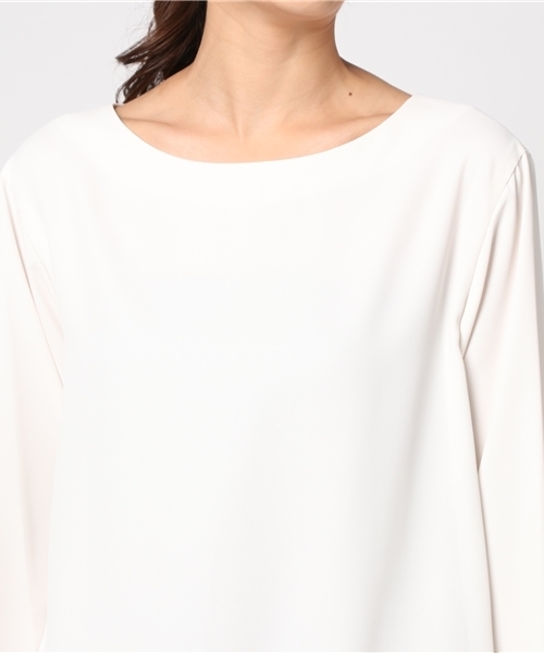 RIVE DROITE（リヴドロワ）の「ストリングボートネックブラウス（シャツ/ブラウス・レディース・アイボリー/ネイビー/キャメル・FREE）」の7枚目の写真