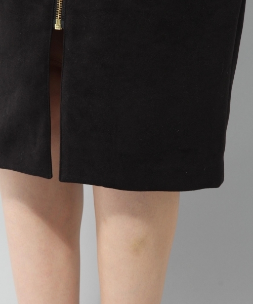 Andemiu（アンデミュウ）の「Ｆ／ファスナーＷゴムスカート775925（スカート・レディース・ブラック/ピンク/その他/キャメル・MEDIUM/SMALL）」の15枚目の写真