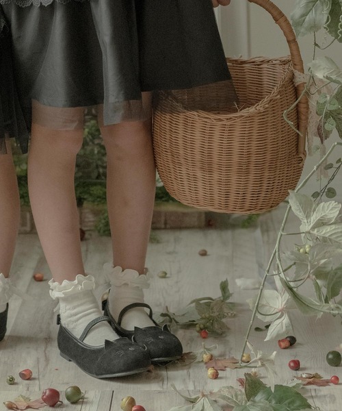 Catherine Cottage（キャサリンコテージ）の「デザインフラットシューズ（バレエシューズ・キッズ・ブラック/ブラック系2/ブラック系1/ブラック系3・17/19/14/16/15 /18/13/21/22/20）」の12枚目の写真