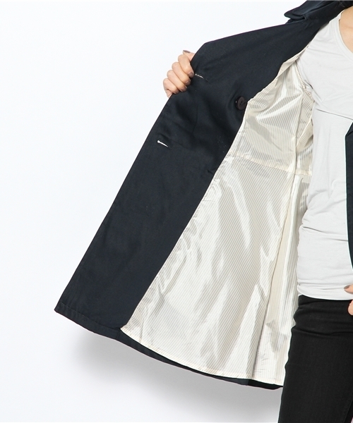 dazzlin（ダズリン）の「2枚襟トレンチコート（トレンチコート・レディース・ベージュ/ネイビー/モカ・SMALL/MEDIUM）」の13枚目の写真