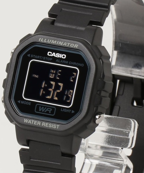 CASIO（カシオ）の「カシオ CASIO/ スタンダード デジタルウォッチ クォーツ ラバーベルト 日常生活防水 腕時計 /// LAシリーズ（デジタル腕時計・メンズ・ブラック/ブラック×ブラック/ブラック×パープル/ブラック×イエロー/ブルー/ブラック×ピンク/ブラック×ブルー/ピンク・FREE）」の16枚目の写真
