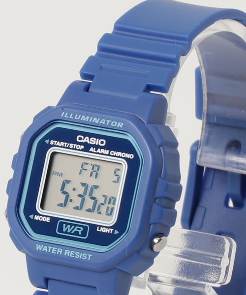 CASIO（カシオ）の「カシオ CASIO/ スタンダード デジタルウォッチ クォーツ ラバーベルト 日常生活防水 腕時計 /// LAシリーズ（デジタル腕時計・メンズ・ブラック/ブラック×ブラック/ブラック×パープル/ブラック×イエロー/ブルー/ブラック×ピンク/ブラック×ブルー/ピンク・FREE）」の17枚目の写真