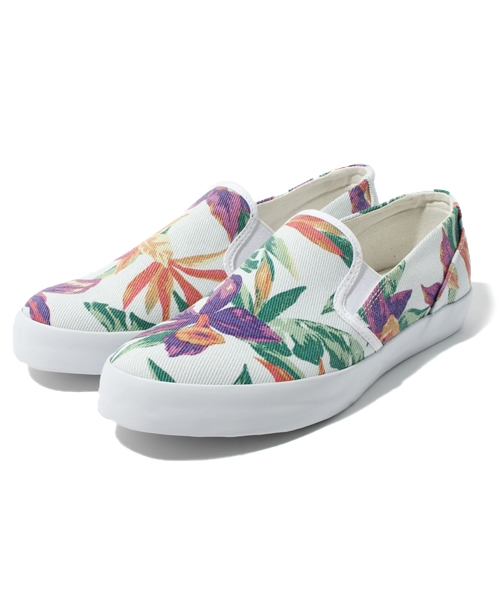 Kastane（カスタネ）の「【Kastane】アロハプリントスリッポン（スニーカー・レディース・ブルー系その他/イエロー系その他・36/37/38）」の2枚目の写真