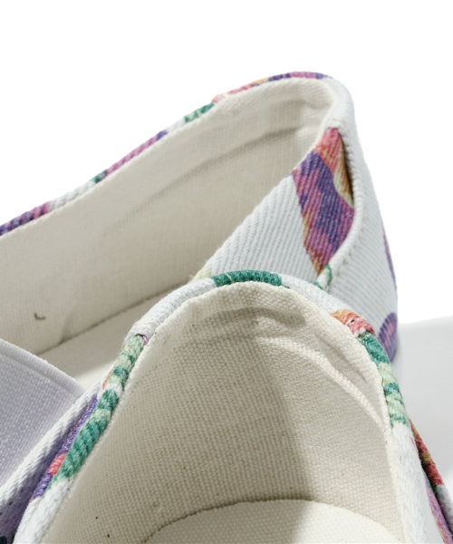 Kastane（カスタネ）の「【Kastane】アロハプリントスリッポン（スニーカー・レディース・ブルー系その他/イエロー系その他・36/37/38）」の9枚目の写真