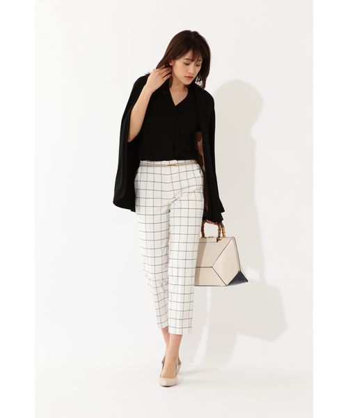 22 OCTOBRE（ヴァンドゥ－オクトーブル）の「トリアセドライポンチカットソー（シャツ/ブラウス・レディース・ブルー/ブラック/グレー/グリーン・38）」の13枚目の写真