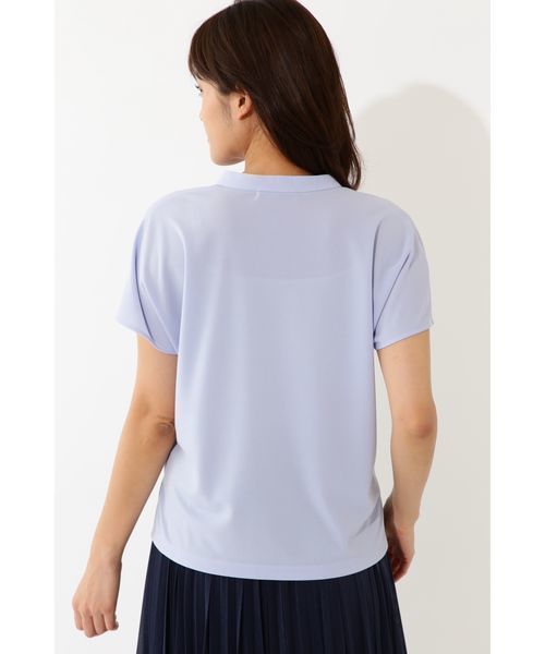 22 OCTOBRE（ヴァンドゥ－オクトーブル）の「トリアセドライポンチカットソー（シャツ/ブラウス・レディース・ブルー/ブラック/グレー/グリーン・38）」の12枚目の写真