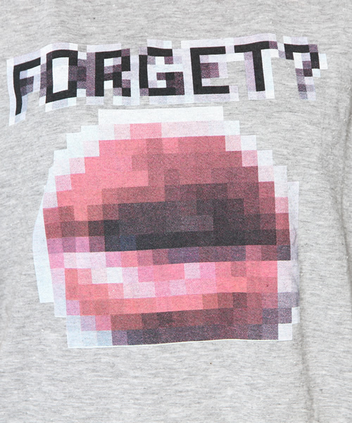 LAGUNAMOON（ラグナムーン）の「モザイクＴシャツ（Tシャツ/カットソー・レディース・ホワイト/ブラック/グレー・FREE）」の9枚目の写真