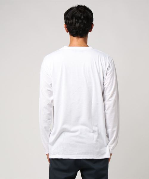 VENCEEXCHANGE(ヴァンスエクスチェンジ)の「ストレート切り替えロングTシャツ(Tシャツ/カットソー・メンズ・ホワイト/ブラック/ワインレッド・M/L)」の8枚目の写真