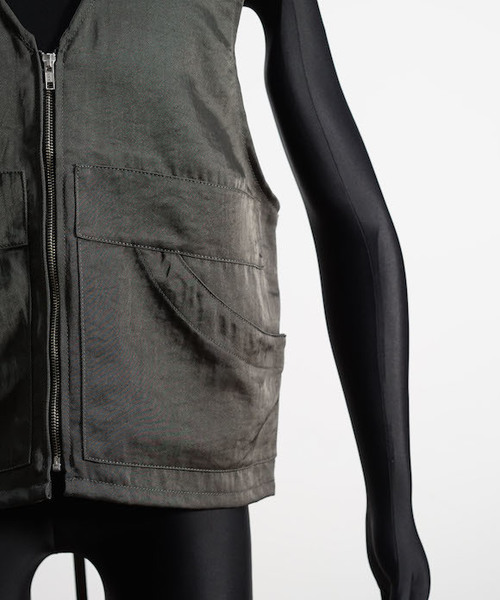 KAIKO カイコー ベスト KAIKO（カイコー）の「KAIKO PAD VEST -FINX COTTON GABADINE