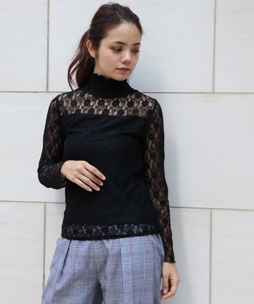 HER CLOSET�i�n�[�N���[�[�b�g�j�́u�yHERCLOSET�z�t�����l�b�N���[�X�v���I�[�o�[�i���̑��g�b�v�X�j�v�b�u���b�N