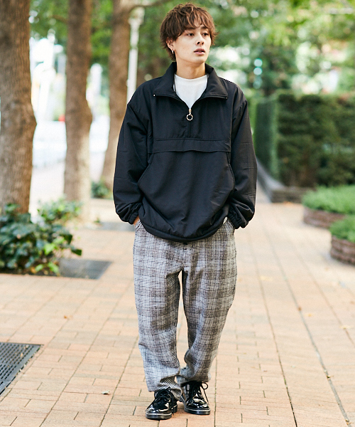 kutir(クティール)の「チェックワイドテーパードパンツ(その他パンツ・メンズ・グレー系その他/ブラウン系その他/ベージュ系その他/ブルー系その他/グレー系その他2/グレー系その他3/グレー系その他4・SMALL/MEDIUM/LARGE)」の20枚目の写真