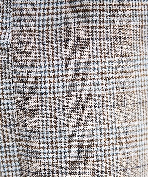 kutir(クティール)の「チェックワイドテーパードパンツ(その他パンツ・メンズ・グレー系その他/ブラウン系その他/ベージュ系その他/ブルー系その他/グレー系その他2/グレー系その他3/グレー系その他4・SMALL/MEDIUM/LARGE)」の14枚目の写真