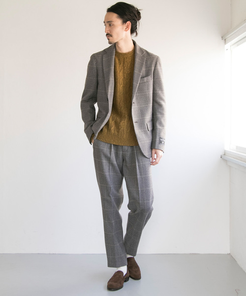 URBAN RESEARCH（アーバンリサーチ）の「TECH TWEED EASY TROUSER（その他パンツ・メンズ・ブラック/ブラウン/チェック・SMALL/MEDIUM/LARGE）」の17枚目の写真