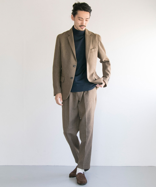 URBAN RESEARCH（アーバンリサーチ）の「TECH TWEED EASY TROUSER（その他パンツ・メンズ・ブラック/ブラウン/チェック・SMALL/MEDIUM/LARGE）」の4枚目の写真