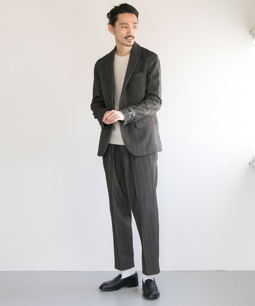 URBAN RESEARCH（アーバンリサーチ）の「TECH TWEED EASY TROUSER（その他パンツ・メンズ・ブラック/ブラウン/チェック・SMALL/MEDIUM/LARGE）」の7枚目の写真