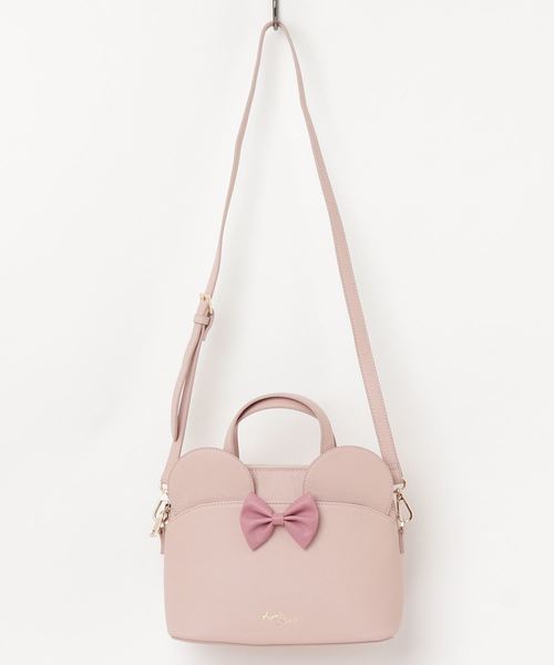 SMIR NASLI（サミールナスリ）の「【Disney】Silhouette Mini Bag（ハンドバッグ・レディース・ブラック/ピンク・フリー）」の2枚目の写真