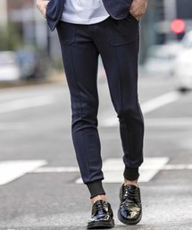 A.S.M | ドビー鹿の子 ／ リラックス 裾リブ イージーパンツ(その他パンツ)