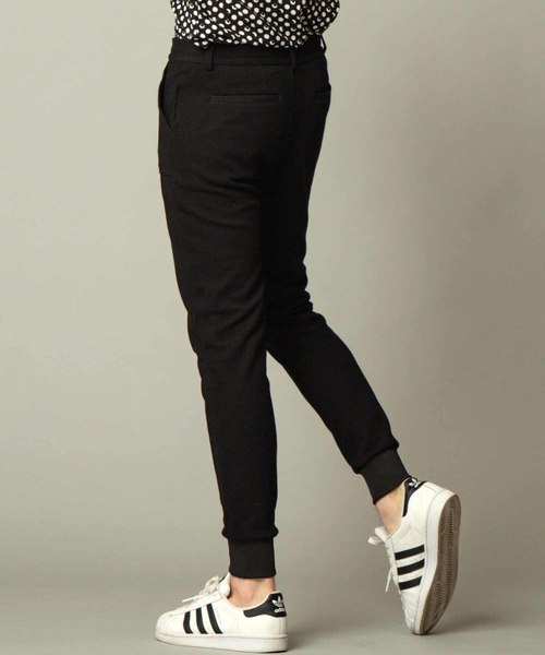 A.S.M（エーエスエム）の「ドビー鹿の子 ／ リラックス 裾リブ イージーパンツ（その他パンツ・メンズ・チャコールグレー/ブラック/ネイビー・48/50/52）」の6枚目の写真