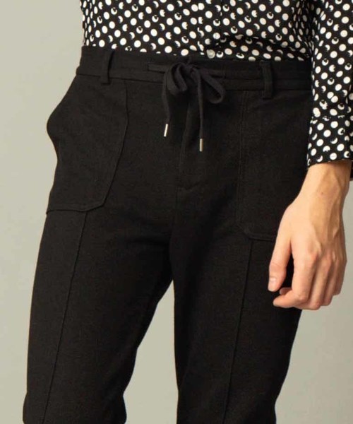 A.S.M（エーエスエム）の「ドビー鹿の子 ／ リラックス 裾リブ イージーパンツ（その他パンツ・メンズ・チャコールグレー/ブラック/ネイビー・48/50/52）」の8枚目の写真