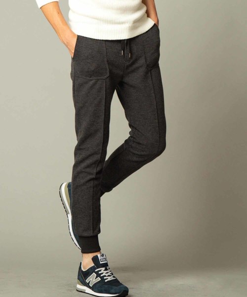 A.S.M（エーエスエム）の「ドビー鹿の子 ／ リラックス 裾リブ イージーパンツ（その他パンツ・メンズ・チャコールグレー/ブラック/ネイビー・48/50/52）」の11枚目の写真