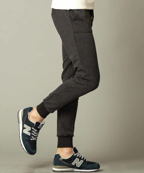 A.S.M（エーエスエム）の「ドビー鹿の子 ／ リラックス 裾リブ イージーパンツ（その他パンツ・メンズ・チャコールグレー/ブラック/ネイビー・48/50/52）」の12枚目の写真