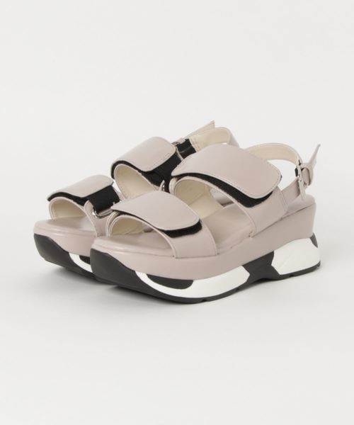 archives（アルシーヴ）の「スポーツサンダル（サンダル・レディース・ブラック/ベージュ・MEDIUM/LARGE）」の5枚目の写真