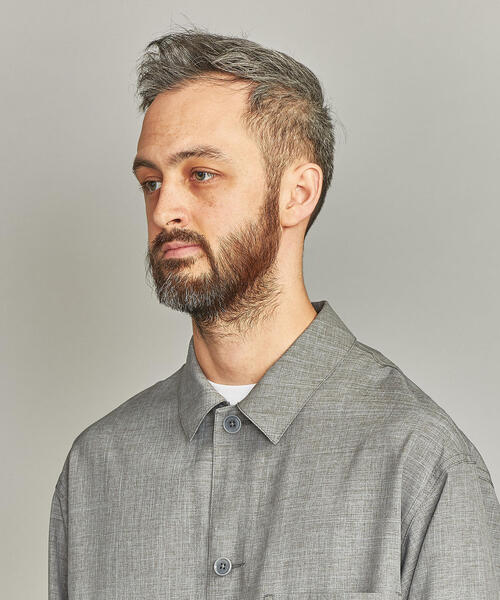 BEAUTY&YOUTH UNITED ARROWS（ビューティーアンドユースユナイテッドアローズ）の「BY カバーオール о（カバーオール・メンズ・ライトグレー/ダークブラウン・S/M/L/XL）」の8枚目の写真